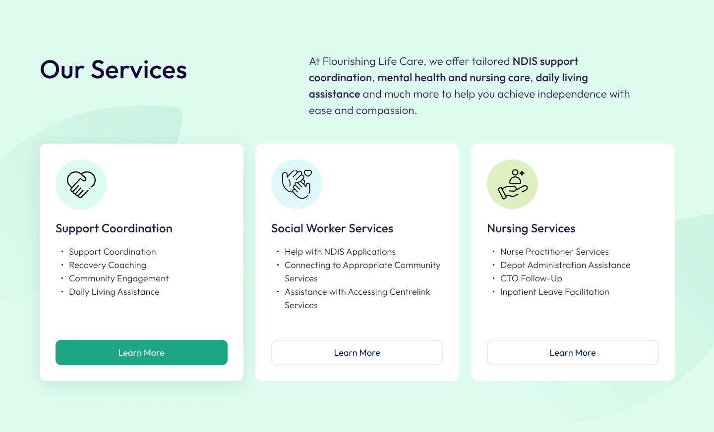 Support coordination explainer desktop