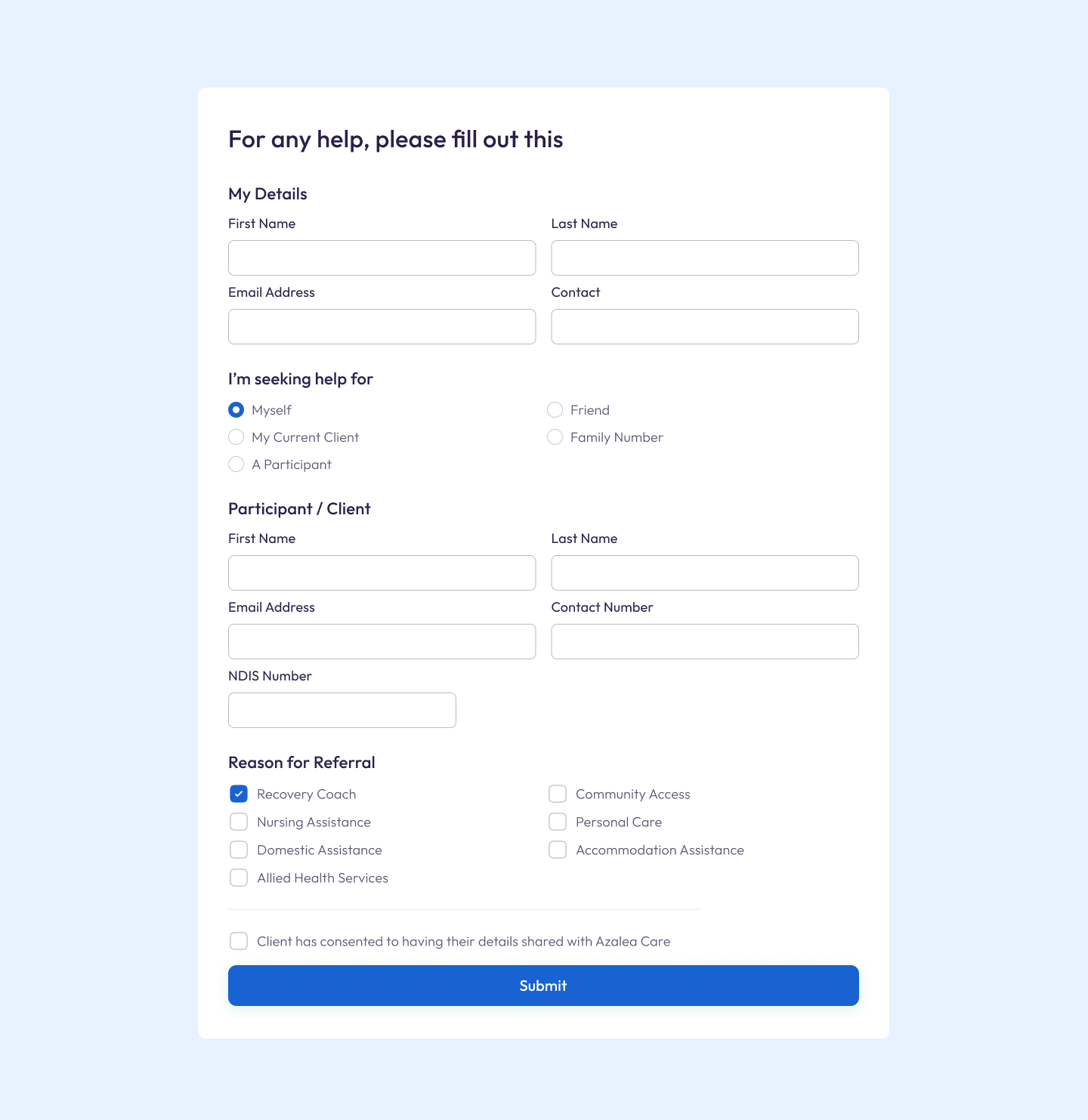 Kanyini Care Contact Page