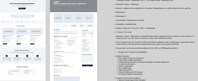 Kanyini Care Wireframe Design 3