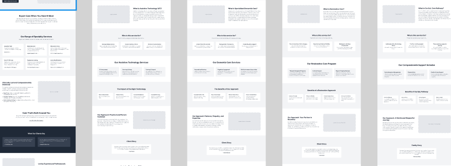 Kanyini Care Wireframe Design 4