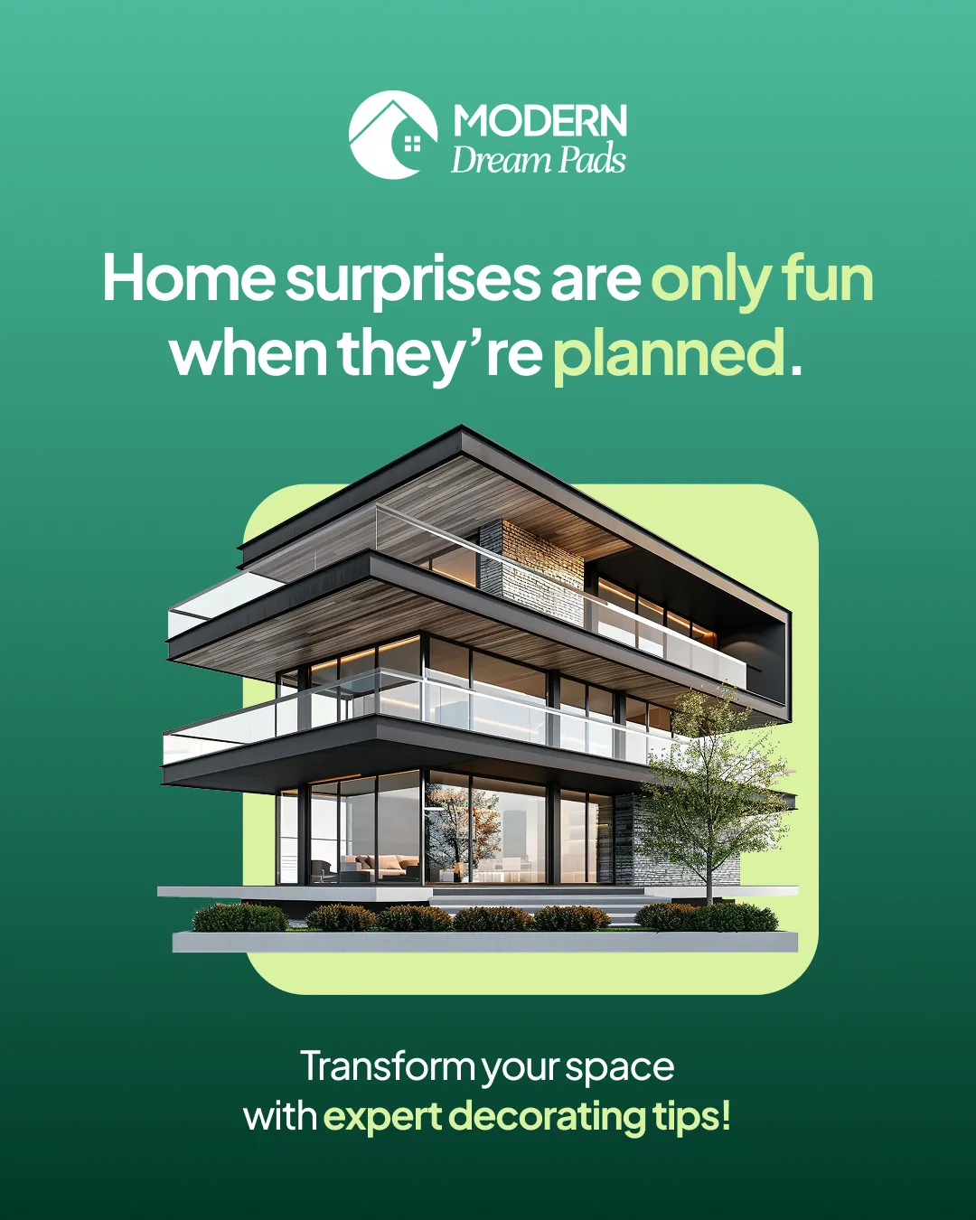 Modern Dream Pads social media post 7